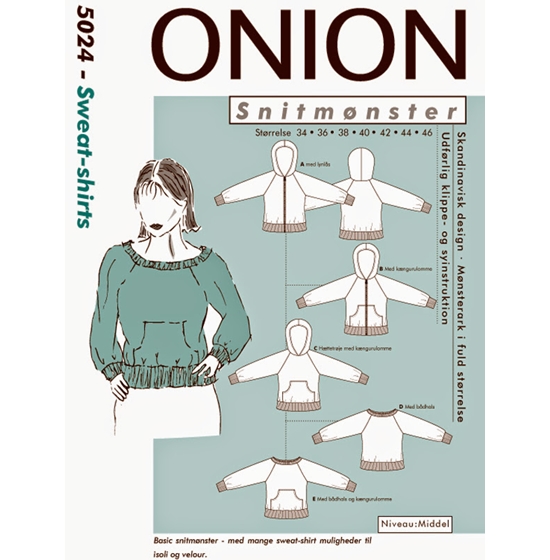 Onion 5024 Snitmønster